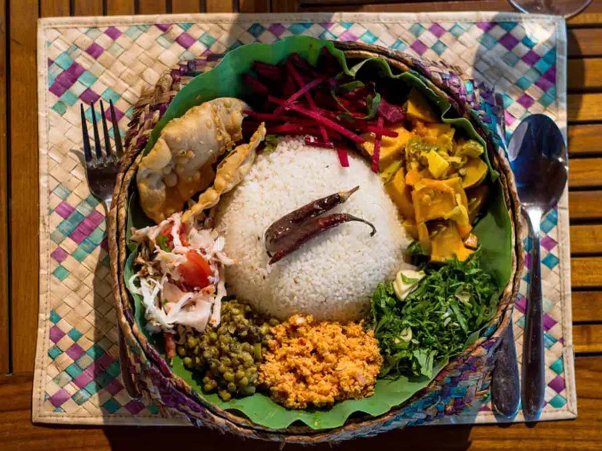 Sri Lankan Traditional Rice & Curry